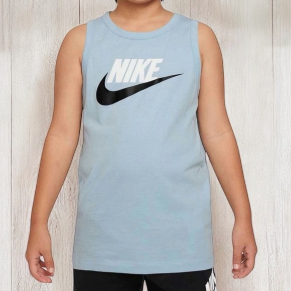 Nike Blue Kids Relaxed Fit Tank l SIZE L - Picture 1 of 2